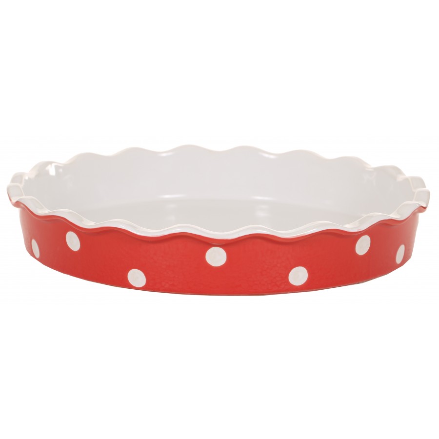 Форма для выпечки Red Pie with dots 30 см
