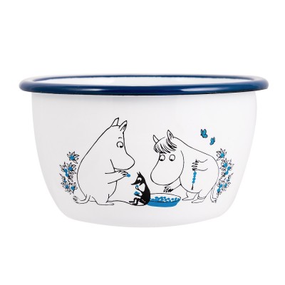 Moomin Пиала эмалированная Черника, 600 мл