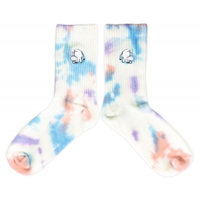 Носки женские Moomin Муми Тролль Orange/Blue Tie-dye
