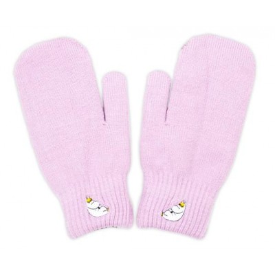 Варежки для взрослых Moomin Фрёкен Снорк Purple вышивка