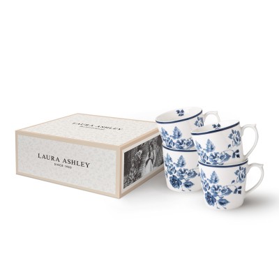 Набор кружек Laura Ashley China Rose 4 шт