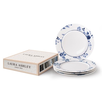 Набор тарелок Laura Ashley China Rose 23 см 4 шт
