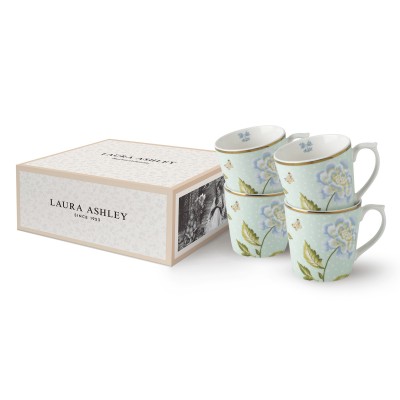 Набор кружек Laura Ashley Mint Uni 4 шт