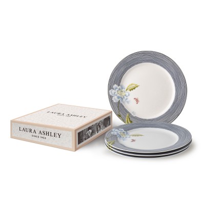 Набор тарелок Laura Ashley Midnight Pinstripe 20 см 4 шт