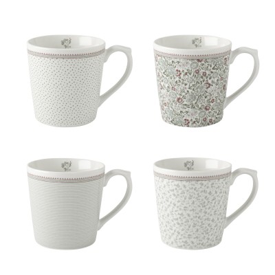 Набор кружек Laura Ashley Wild Clematis 4 шт
