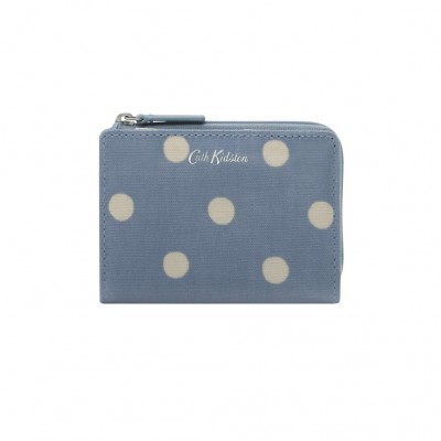 Тонкий карманный кошелек Spot Cream Blue