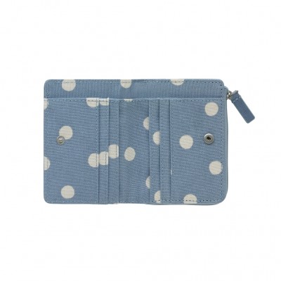 Тонкий карманный кошелек Spot Cream Blue