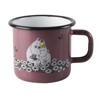 Moomin Кружка эмалированная Moomin Retro, Любовь, 370 мл