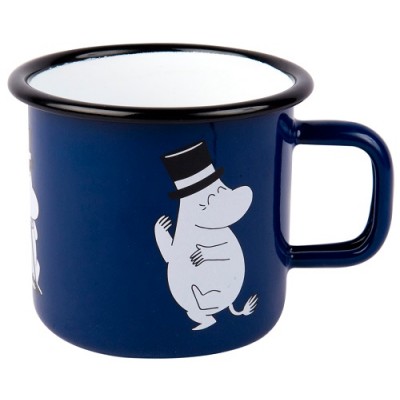 Moomin Кружка эмалированная Moomin Retro, Муми-папа, 370 мл
