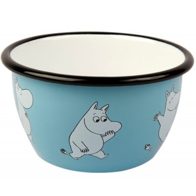 Moomin Пиала эмалированная Moomin Retro, Муми-тролль, 600 мл